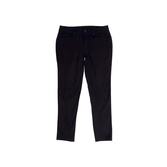 Lululemon Other - LULULEMON ABC Slim Fit Pant Mens 32 Black Warpstreme Distressed Grunge Casual